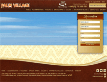 Tablet Screenshot of palm-village.com